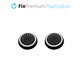 FixPremium - PS4/PS5 Controller Grip Caps - Set 2ks, bílá