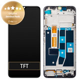 Oppo A54s CPH2273 - LCD Displej + Dotykové Sklo + Rám (Black) - 4908020 Genuine Service Pack