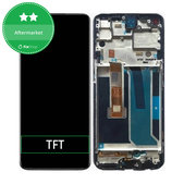 OnePlus Nord N10 5G - LCD Displej + Dotykové Sklo + Rám (Midnight Ice) TFT