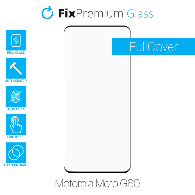 FixPremium FullCover Glass - Tvrzené Sklo pro Motorola Moto G60