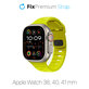 FixPremium - Řemínek Sport Silicone pro Apple Watch (38, 40 a 41mm), tartrazine