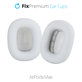 Náhradní Náušníky pro Apple AirPods Max (Fabric), bílá