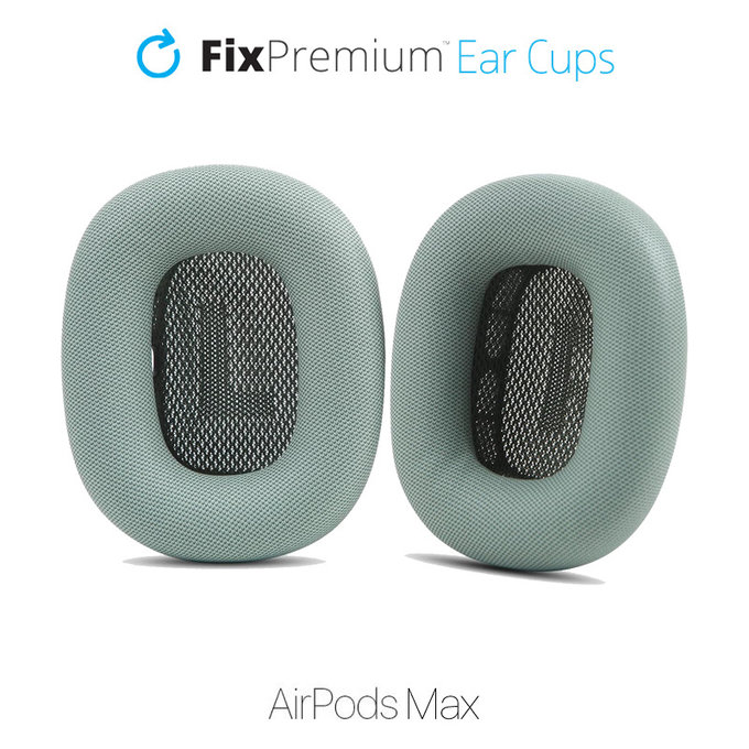 Náhradní Náušníky pro Apple AirPods Max (Fabric), zelená