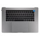 Apple MacBook Pro 15" A1707 (Late 2016 - Mid 2017) - Horní Rám Klávesnice + Klávesnice UK + Mikrofon + Trackpad + Reproduktory (Space Gray)
