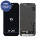 Displej In-Cell FHD pro iPhone 15, Dotykové sklo s rámem, FixPremium