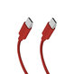 SBS - Kabel USB-C/USB-C, 60W, PD, 1.5m, červená