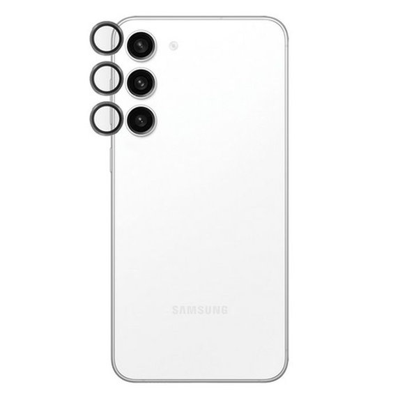 PanzerGlass - Ochranný Kryt Objektivu Fotoaparátu Hoops pro Samsung Galaxy S23 FE, černá