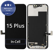 Displej In-Cell FHD pro iPhone 15 Plus, Dotykové sklo s rámem, FixPremium