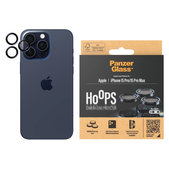 Ochranný kryt objektivu Hoops pro iPhone 15 Pro/15 Pro Max, Blue Metal, PanzerGlass