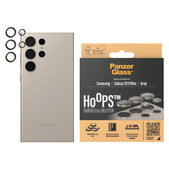 Ochranný kryt objektivu Hoops pro Samsung Galaxy S24 Ultra, Šedá, PanzerGlass