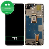 Honor X6a - LCD Displej + Dotykové Sklo + Rám (Midnight Black) TFT