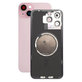 Apple iPhone 15 Plus - Sklo Zadního Housingu + Sklíčko Kamery + Kovová Destička + Magsafe Magnet (Pink)