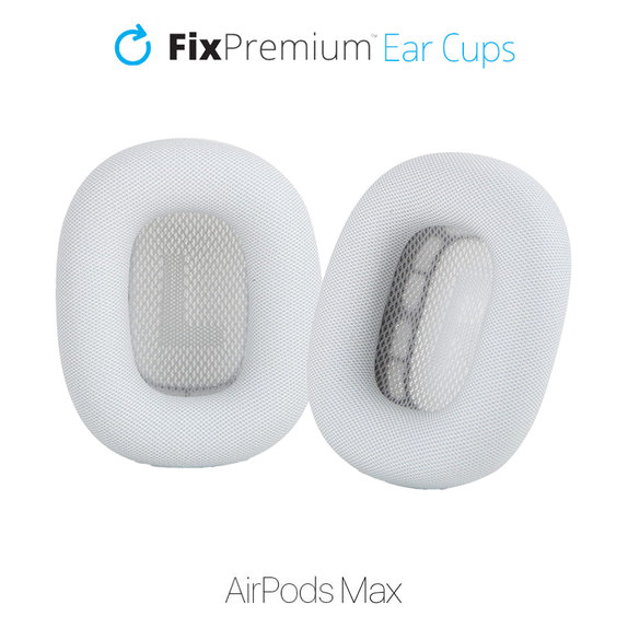 Náhradní Náušníky pro Apple AirPods Max (Eco-Leather), bílá