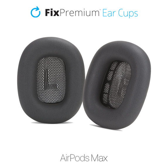 Náhradní Náušníky pro Apple AirPods Max (Eco-Leather), space gray