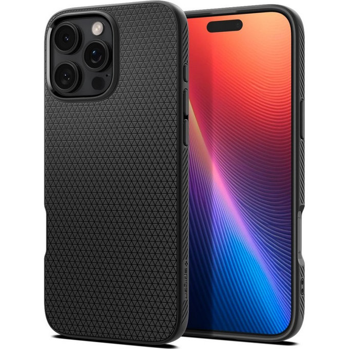 Spigen - Pouzdro Liquid Air pro iPhone 16 Pro, matte black