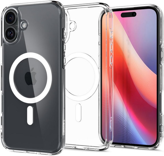 Spigen - Pouzdro Ultra Hybrid s MagSafe pro iPhone 16, bílá