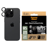 Ochranný kryt objektivu Hoops pro iPhone 16 Pro Max/16 Pro, Černá, PanzerGlass
