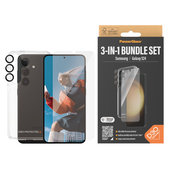 Bundle Hoops + Tvrzené sklo UWF + Hard Case D3O pro Samsung Galaxy S24, PanzerGlass
