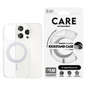 Pouzdro Kickstand s MagSAFE by PanzerGlass pro iPhone 15 Pro, Stříbrná, PanzerGlass