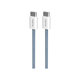 PURO - USB-C Kabel / USB-C, 60W, Fabrik FABK4, 1,5 m, blue lagon
