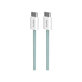 PURO - USB-C Kabel / USB-C, 60W, Fabrik FABK4, 1,5 m, island mist