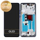 Motorola Edge 50 Neo - LCD Displej + Dotykové Sklo + Rám (Nautical Blue) - 5D68C28686 Genuine Service Pack
