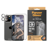 Bundle PicturePerfect + Tvrzené sklo UWF + Hard Case D3O pro iPhone 15 Pro Max, PanzerGlass