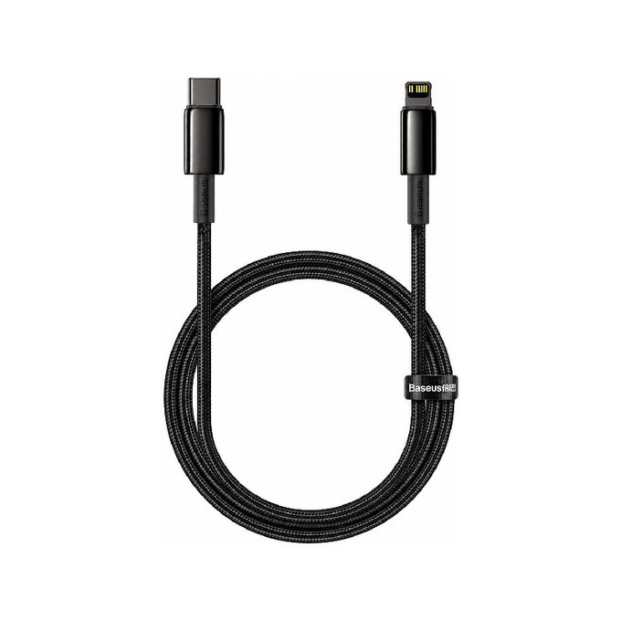Baseus - Kabel Lightning/USB-C, 1.5m, černá