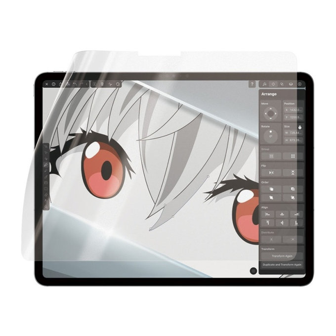 Ochranná fólie GraphicPaper UWF pro iPad Pro 12,9", Čirá, PanzerGlass