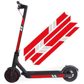Xiaomi Mi Electric Scooter 1S, 2 M365, Essential, Pro, Pro 2 - Reflexní Nálepky (B)