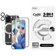 Bundle Hoops Ceramic + Tvrzené sklo UWF Ceramic + Pouzdro Kickstand pro iPhone 16 Pro, CARE