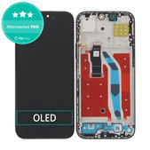 Honor 200 Lite - LCD Displej + Dotykové Sklo + Rám (Midnight Black) OLED