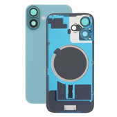 Apple iPhone 16 Plus - Sklo Zadního Housingu + Sklíčko Kamery + Kovová Destička + Magsafe Magnet (Teal)