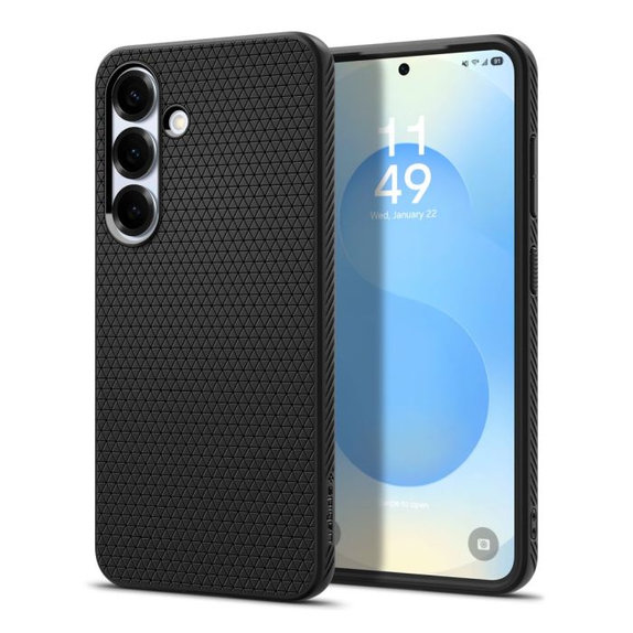 Spigen - Pouzdro Liquid Air pro Samsung Galaxy S25+, Matte Black