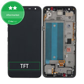 LG K40 - LCD Displej + Dotykové Sklo + Rám (Black) TFT