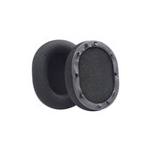 Náhradní Náušníky pro Razer BlackShark, Paměťová pěna + Textil, Černé, Chladivý gel, 1 pár