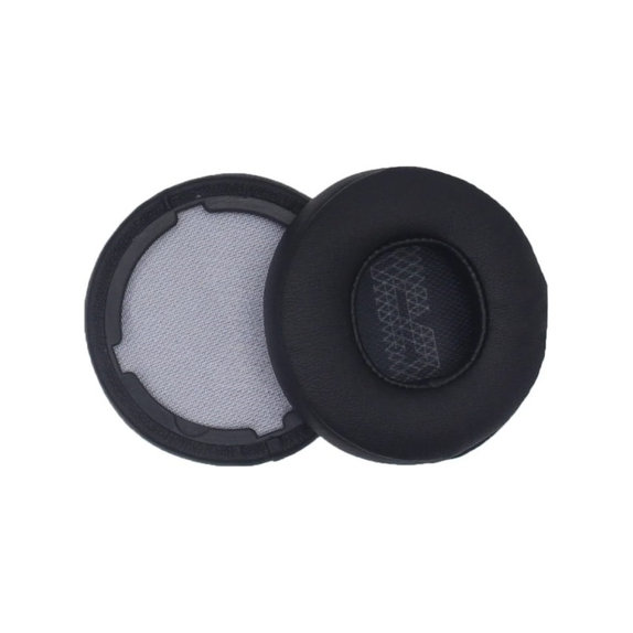 Náhradní Náušníky pro JBL Live 400BT, 460NC, Paměťová pěna + PU kůže, Černé, 1 pár