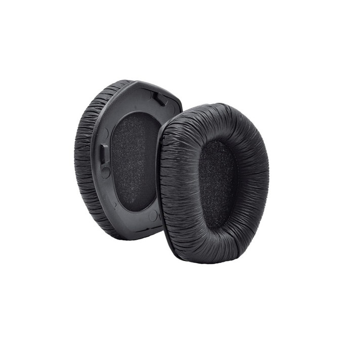 Náhradní Náušníky pro Sennheiser HDR175, RS175, Paměťová pěna + PU kůže, Černé, 1 pár