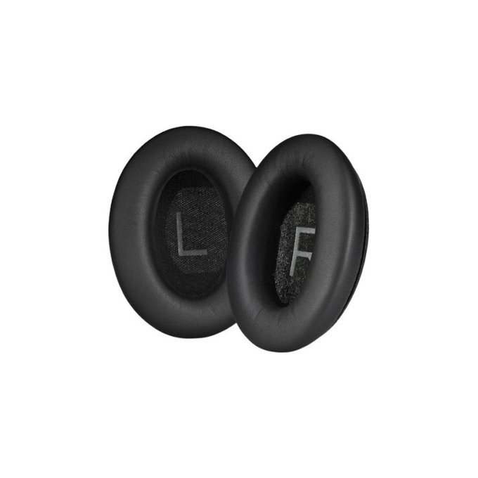 Náhradní Náušníky pro Bose QuietComfort 45, Paměťová pěna + PU kůže, Černé, 1 pár