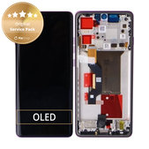 Motorola Edge 60 Pro - LCD Displej + Dotykové Sklo + Rám (Sparkling Grape) - 5D68C30047 Genuine Service Pack