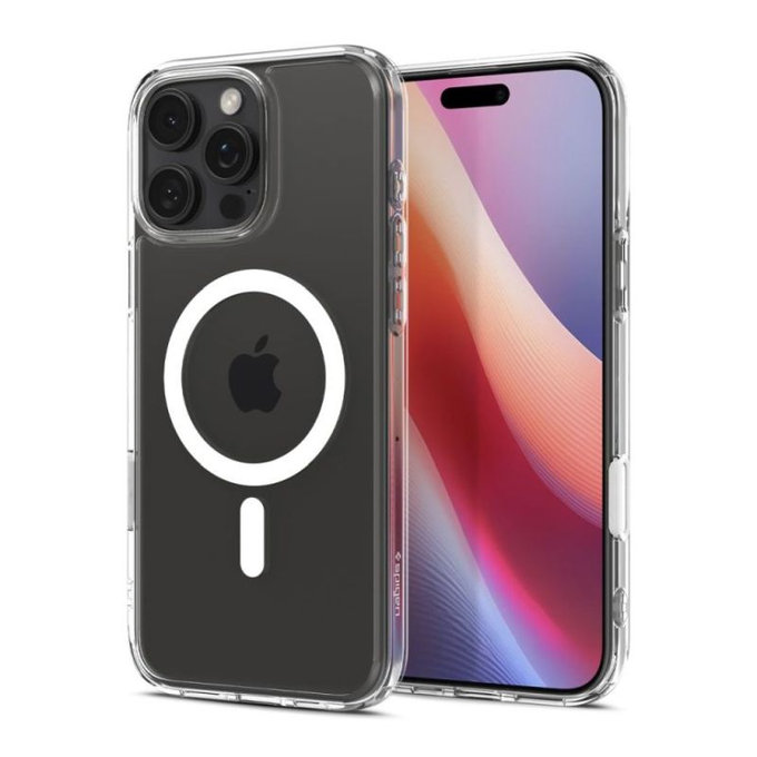 Spigen - Pouzdro Ultra Hybrid "T" s MagSafe pro iPhone 16 Pro Max, bílá