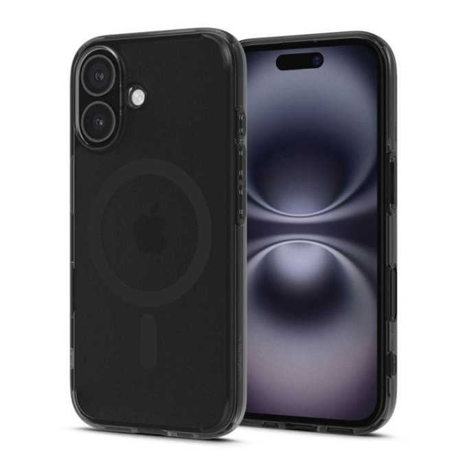Spigen - Pouzdro Ultra Hybrid "T" s MagSafe pro iPhone 16, Frost Black