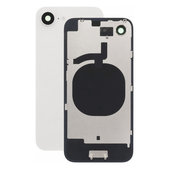 Apple iPhone 16e - Sklo Zadního Housingu + Sklíčko Kamery + Kovová Destička (White)