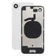 Apple iPhone 16e - Sklo Zadního Housingu + Sklíčko Kamery + Kovová Destička (White)