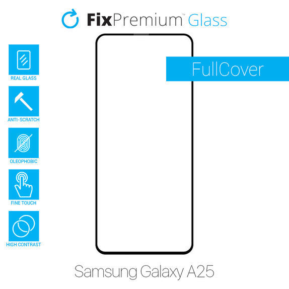 FixPremium FullCover Glass - Tvrzené sklo pro Samsung Galaxy A25 A256