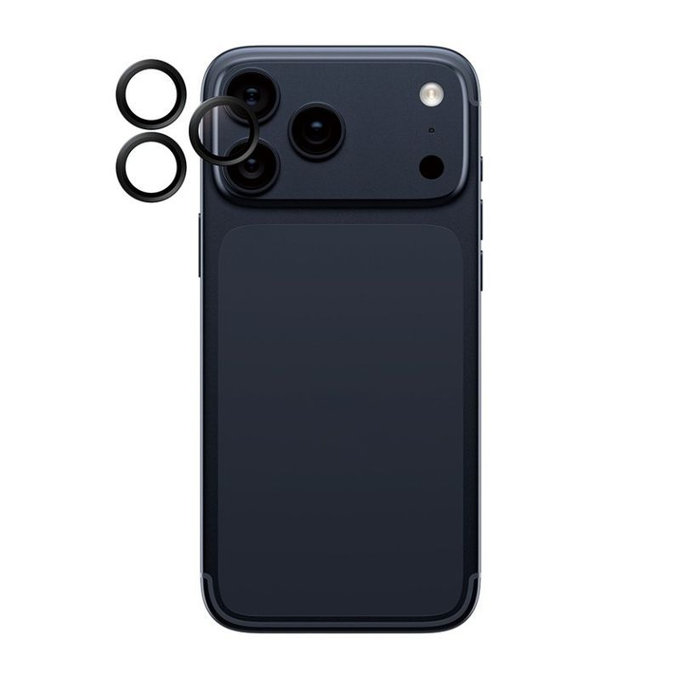 PanzerGlass - Ochranný kryt objektivu Hoops pro iPhone 17 Pro Max/17 Pro/16 Pro Max/16 Pro, černá