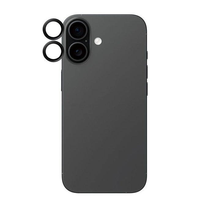 Ochranný kryt objektívu Hoops pro iPhone 17/16 Plus/16, Černá, PanzerGlass