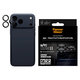 Ochranný kryt objektivu Hoops Ceramic II pro iPhone 17 Pro Max/17 Pro/16 Pro Max/16 Pro, Černá, PanzerGlass
