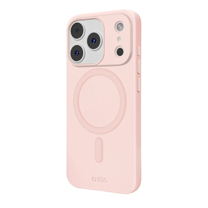 SBS - Pouzdro Instinct Mag kompatibilní s MagSafe pro iPhone 17 Pro Max, růžová