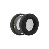 Náhradní Náušníky pro AKG K701, K702, Q701, Q702, K601, K612, K712, Pěna + Velur, Černé, 1 pár